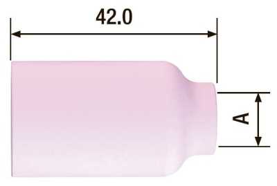 FUBAG Сопло керамическое для газовой линзы №8 ф12.5 FB TIG 17-18-26 (FB54N14) Аксессуары к горелкам TIG, MIG/MAG фото, изображение
